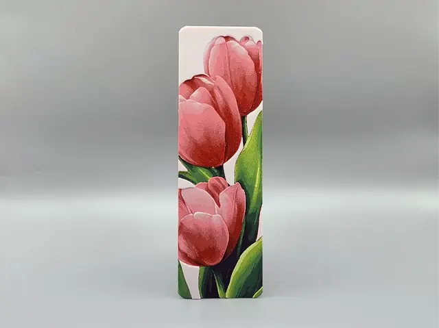 HueForge model: Tulips Bookmark - Hueforge - Color Drop by Sarge