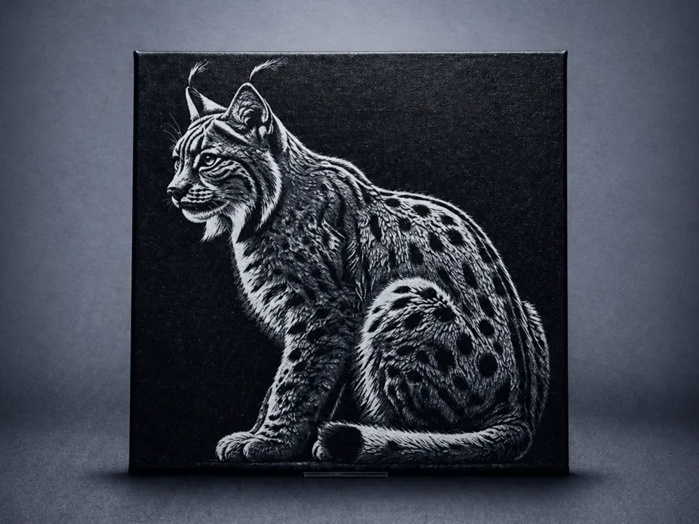 Iberian lynx (Lynx pardinus) by Aleksandr HueForge model: Iberian lynx (Lynx pardinus) by Aleksandr