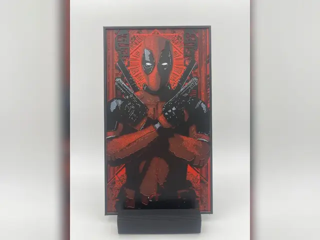 Deadpool Guns Akimbo HueForge Print