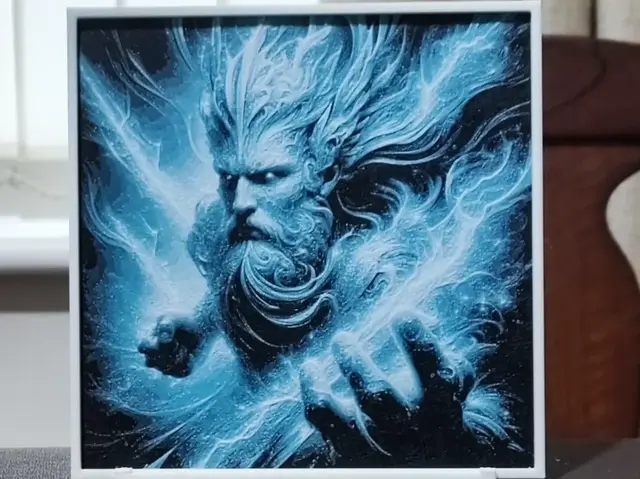 HueForge model: Zeus - HueForge 3 Color by BoDad