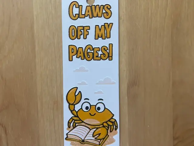 HueForge model: Crab Bookmark by Morganja