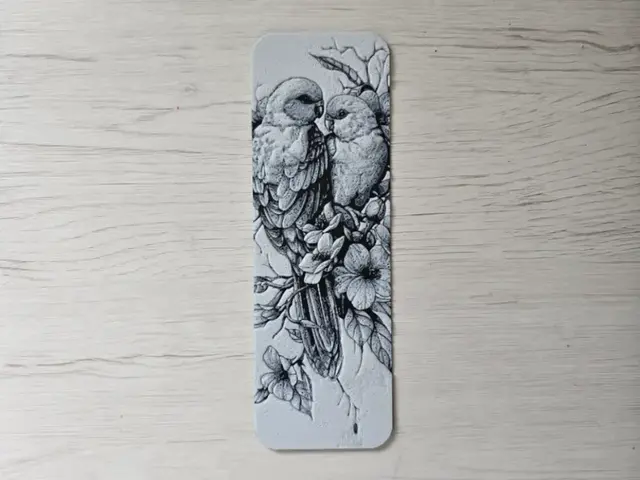 HueForge model: LoveBirds Bookmark by Atrus Design