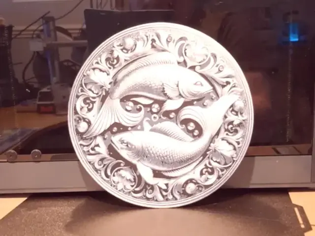 HueForge model: Pisces - Zodiac sign - Hueforge - 2 colours by 3dGlow