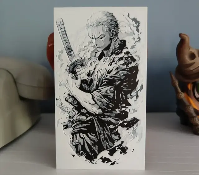 HueForge model: Hueforge Zoro by Litolunar