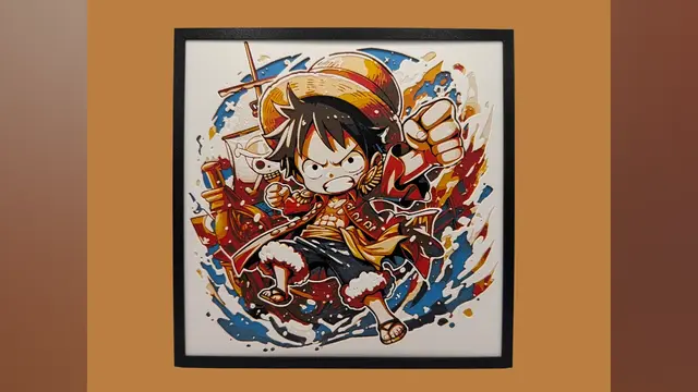 HueForge model: Monkey D Luffy - Chibi Edition - One Piece Hueforge by Canadian Gamer