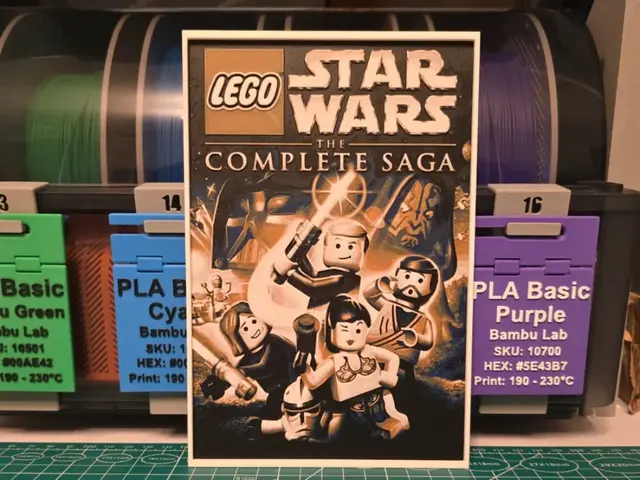 HueForge model: Brick Star Wars: The Complete Saga - Hueforge Art by Lumpy3D