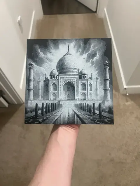 HueForge model: Taj Mahal Art Hueforge by RP47 Designs