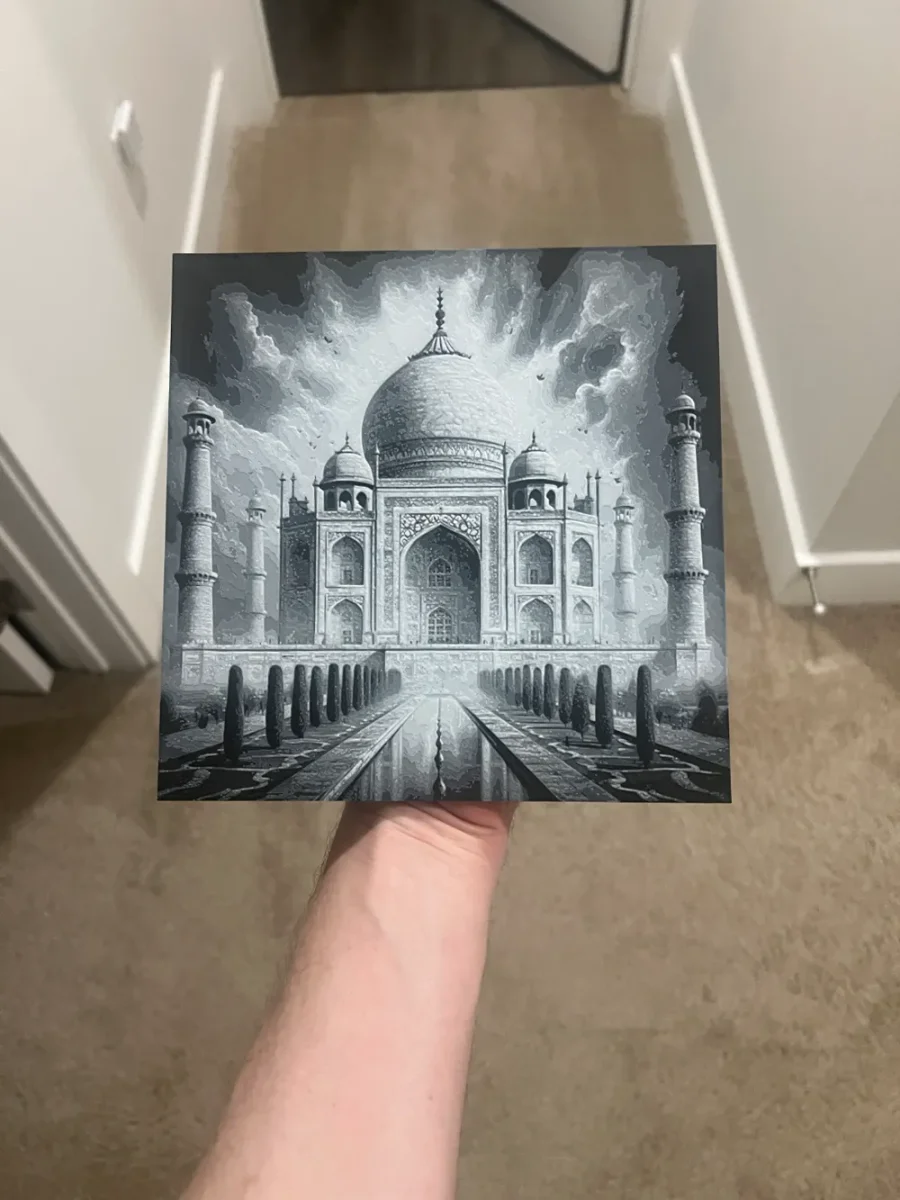 Taj Mahal Art Hueforge by RP47 Designs HueForge model: Taj Mahal Art Hueforge by RP47 Designs