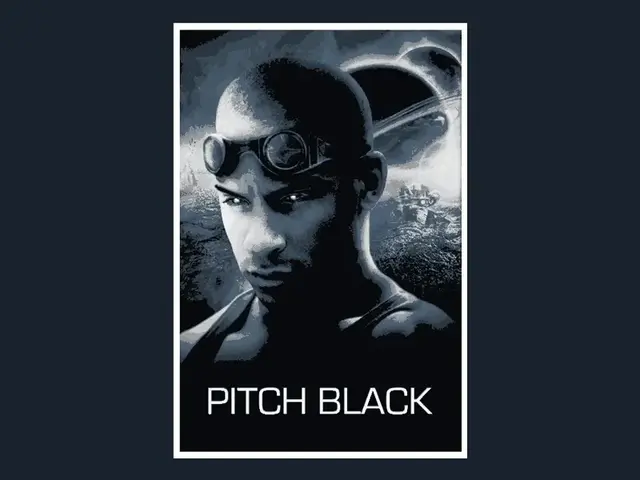 HueForge model: Pitch Black (Movie Poster - HueForge) by HugheCraft