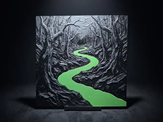 HueForge model: Dead Forest - Hueforge Wall Art by LED