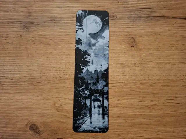 HueForge model: Asian streets 2 bookmark - hueforge by EternalDesigns3D