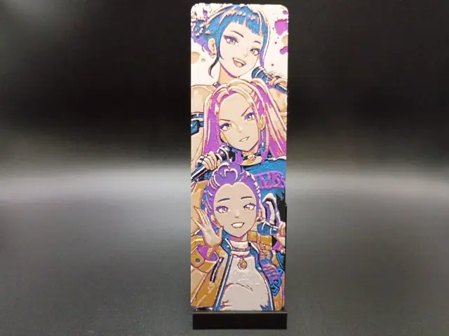 HueForge model: KPOP Demon Hunters Huntr/X Bookmark by 3djd