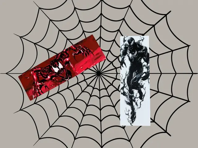 HueForge model: Venom and Carnage - Bookmarks by Canadian Gamer