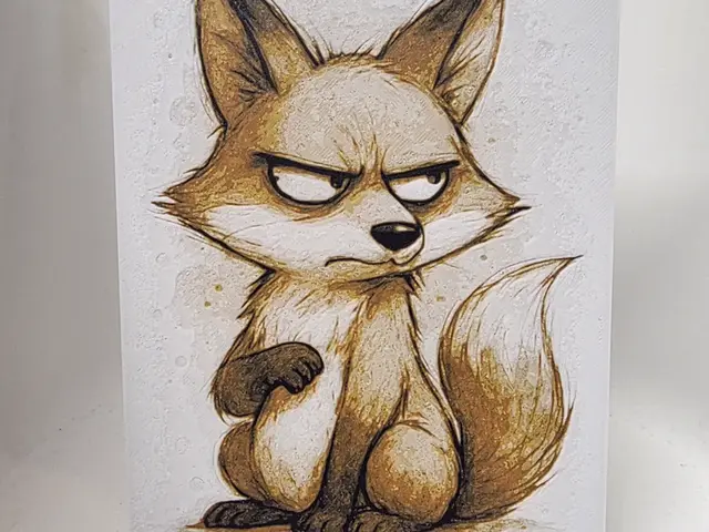 HueForge model: Suspicious Fox Hueforge by Morganja