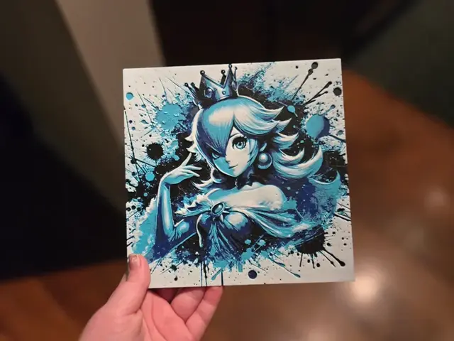 HueForge model: Graffiti Princess Rosalina Hueforge by 3Ree Printing