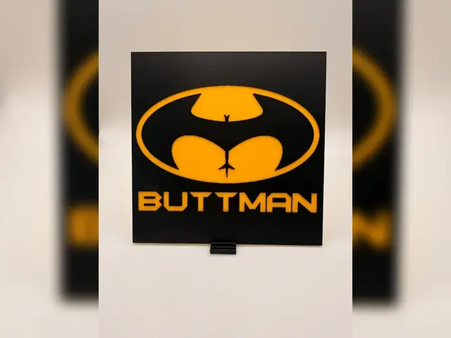 Buttman Batman Parody HueForge Print