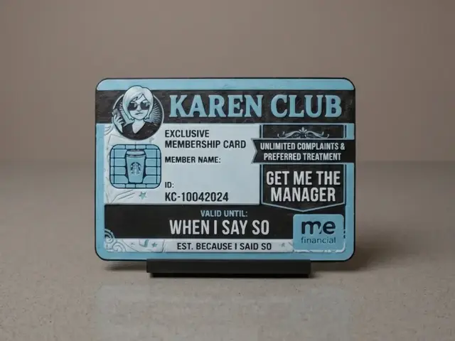 HueForge model: Karen Club - Prank Card by LED