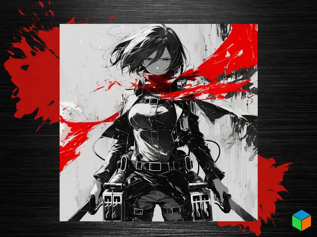 HueForge model: 🔻 Daily Drop #5 – Mikasa Closes Out the Release Spree! ⚔️ by 3D Prints By Vic
