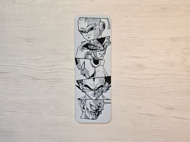 HueForge model: Enemies Dragon Ball Bookmark by Atrus Design