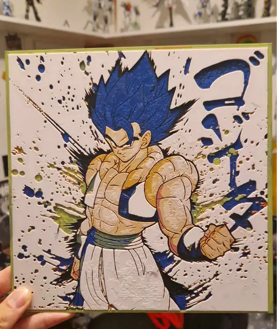 HueForge model: Dragon Ball Super - Gogeta Blue Hueforge by Dakiren