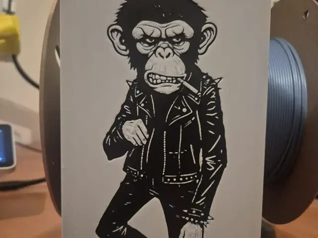 HueForge model: punk monkey hueforge by Buntsta