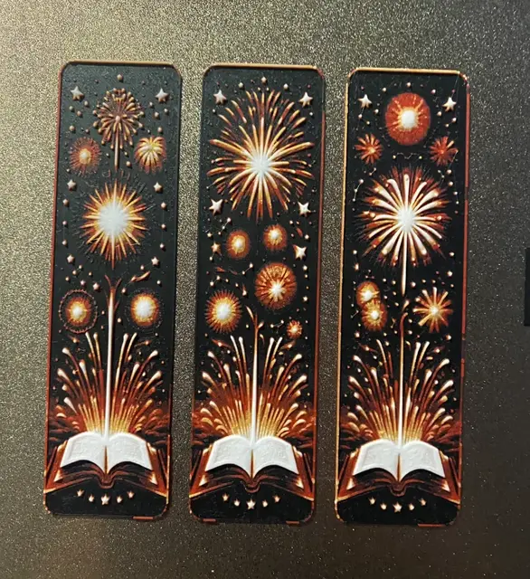 HueForge model: 3x bookmarks by Morganja
