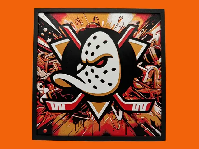 HueForge model: Anaheim Ducks - Series 2 - NHL Hueforge by Canadian Gamer