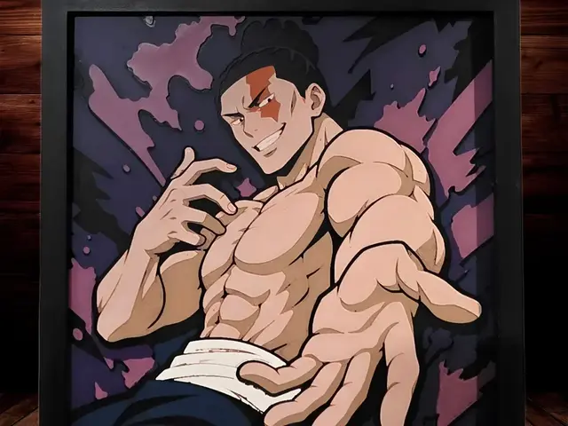 HueForge model: Aoi Todo (Todo) - Jujutsu Kaisen (JJK) by Side Quest Hues
