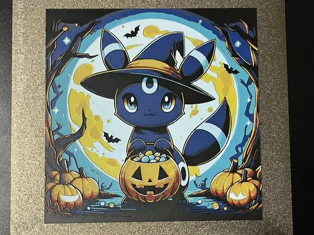 HueForge model: Umbreon at Halloween Pokemon Hueforge by FantasyZ