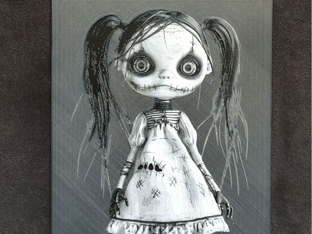 Creepy Doll II. HueForge by fD.667 HueForge model: Creepy Doll II. HueForge by fD.667
