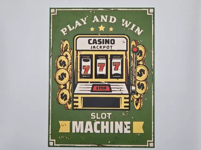 HueForge model: Plaque Vintage Casino Play & Win by Kactus Fpv