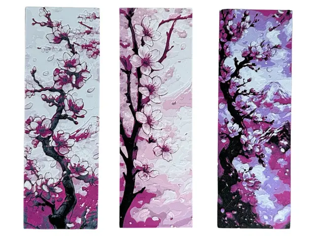 HueForge model: Cherry Blossom Bookmark Collection by Canadian Gamer