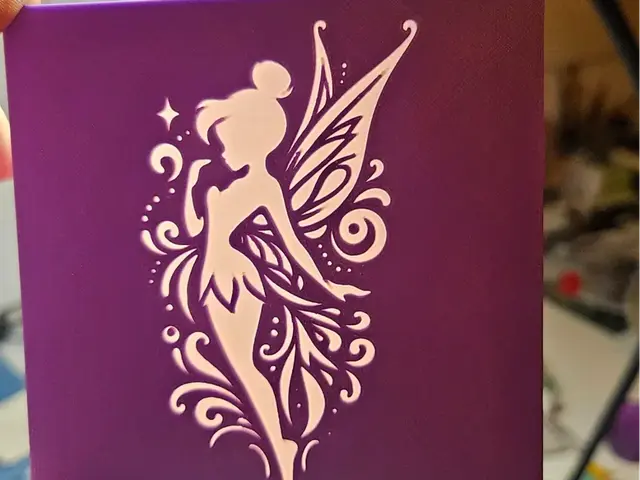 HueForge model: Tinkerbell pink/purple by Mano's 3d_Art
