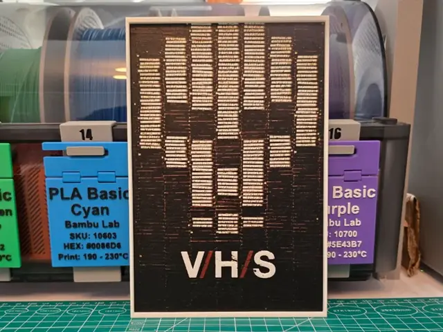 V/H/S Movie Poster - Hueforge art