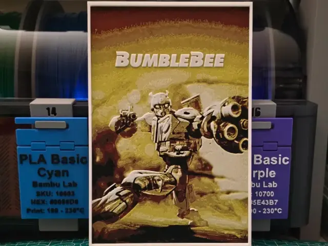 Bumblebee Movie Poster - Hueforge Art