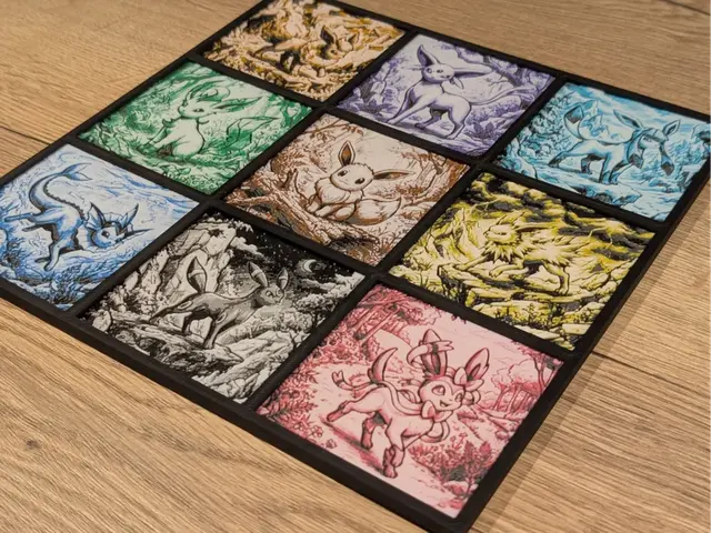 HueForge model: Eeveelution Pokemon Hueforge & Frame by Nextopia
