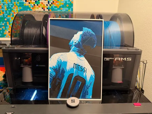 HueForge model: Lionel Messi Argentina HueForge by liv_3d