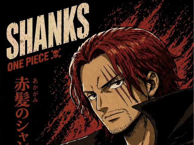 HueForge model: SHANKS - ONE PIECE -EASY PRINT by Hueforge Maker