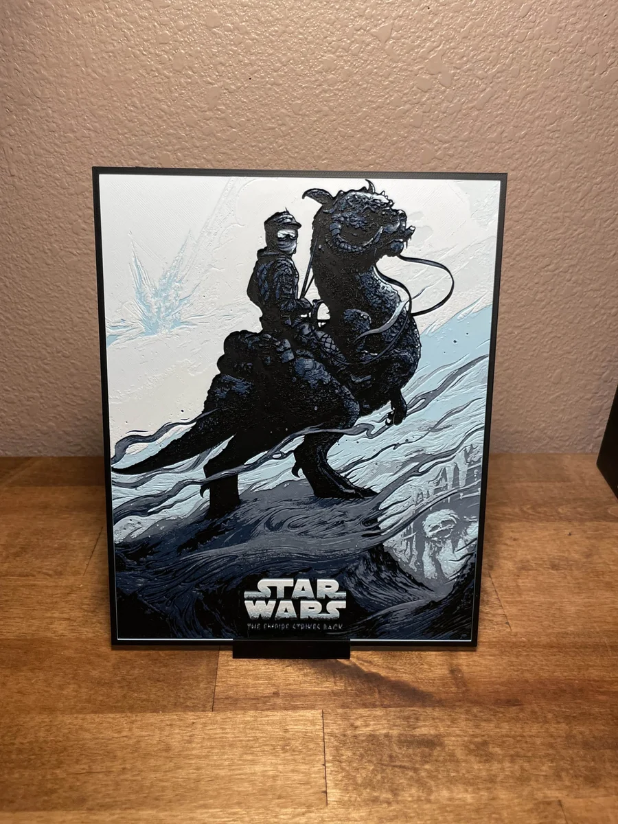 Star Wars - The Empire Strikes Back by Cloudy Nostalgia HueForge model: Star Wars - The Empire Strikes Back by Cloudy Nostalgia