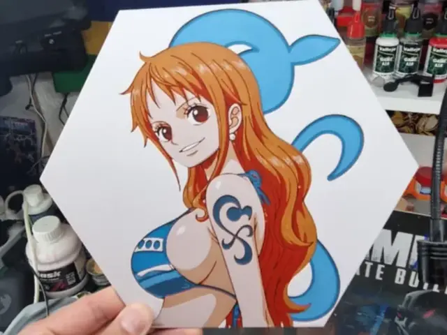 HueForge model: One Piece Hueforge - Nami by Dakiren
