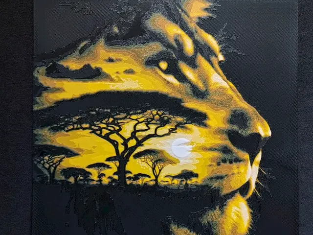 HueForge model: Africa [Lion] HueForge by fD.667