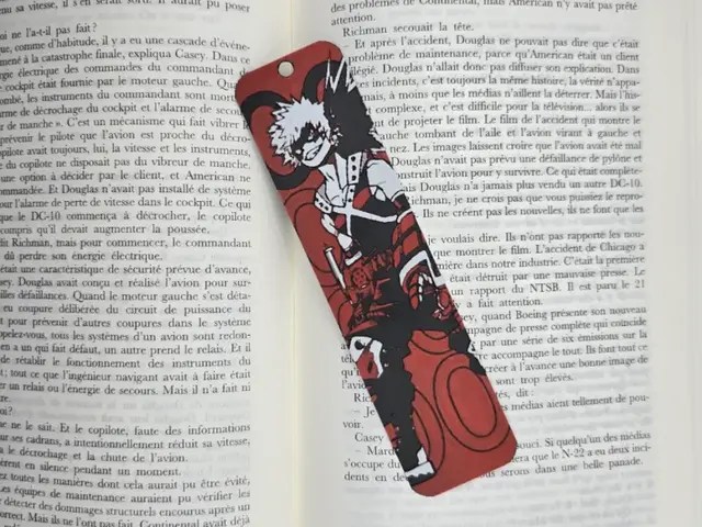 HueForge model: Bookmark Bakugo My hero Academia by Kactus Fpv