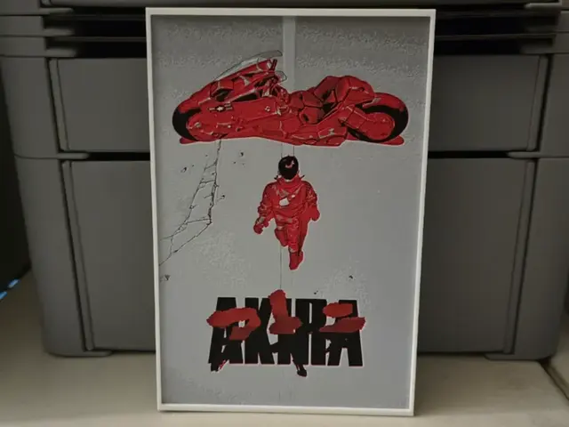 HueForge model: Akira Movie Poster - Hueforge Art by Lumpy3D