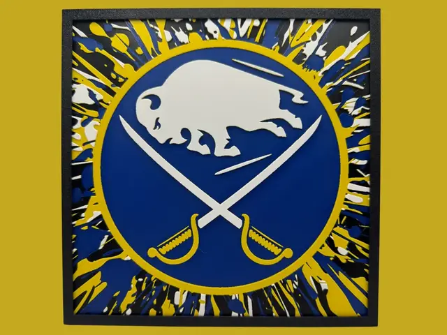 HueForge model: Buffalo Sabres - NHL Series 2 by Canadian Gamer