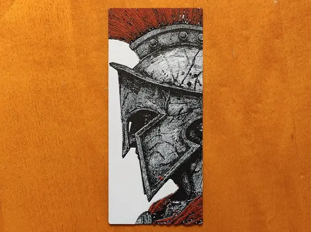 Spartan Soldier Bookmark - Hueforge