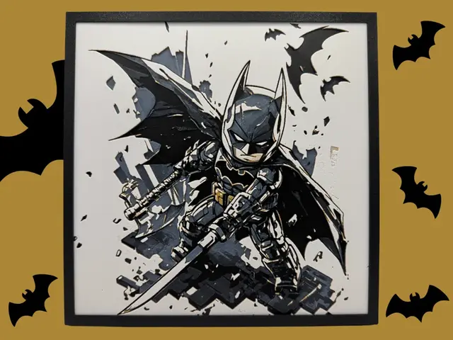 HueForge model: Batman - Brick Style by Canadian Gamer