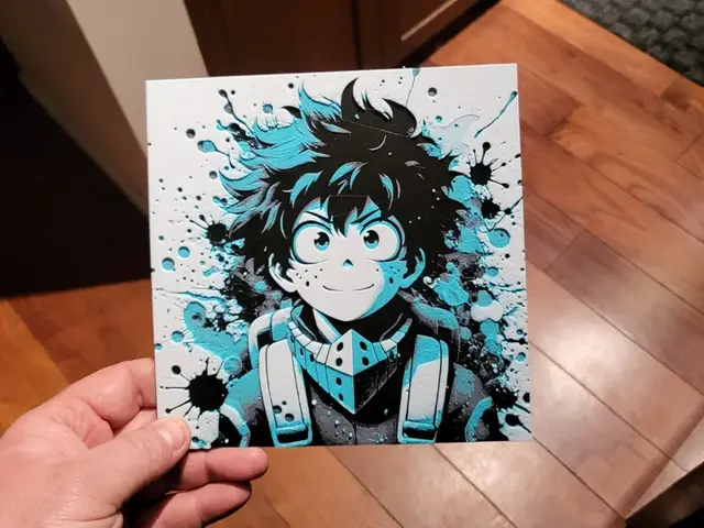 HueForge model: Graffiti Deku Hueforge by 3Ree Printing