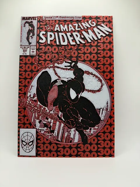 HueForge model: Amazing Spider-Man #300 - Comic Cover by Canadian Gamer