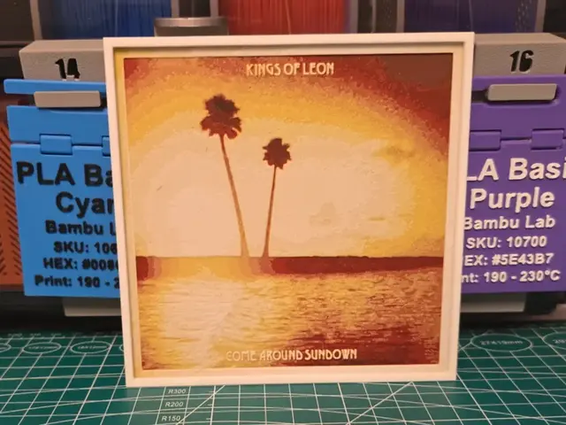HueForge model: Kings Of Leon "Come Around Sundown" Album Art by Lumpy3D