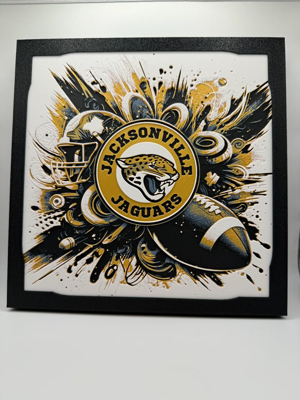 Jacksonville Jaguars - NFL Hueforge by Canadian Gamer HueForge model: Jacksonville Jaguars - NFL Hueforge by Canadian Gamer